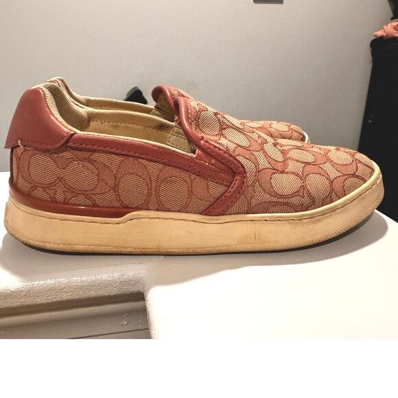 Coach Pink Wells Slip on‎ sneakers, Women’s Size 7 - Picture 2 of 5